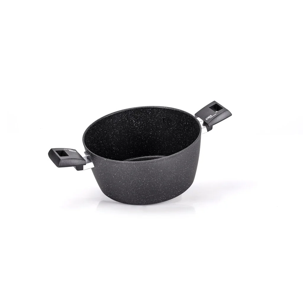 Moneta Etnea Evolution Batteria da 7 pezzi: Padelle 24 + 28 cm, Casseruole 16 + 24 cm, Coperchi 16 + 24 cm - Image 3