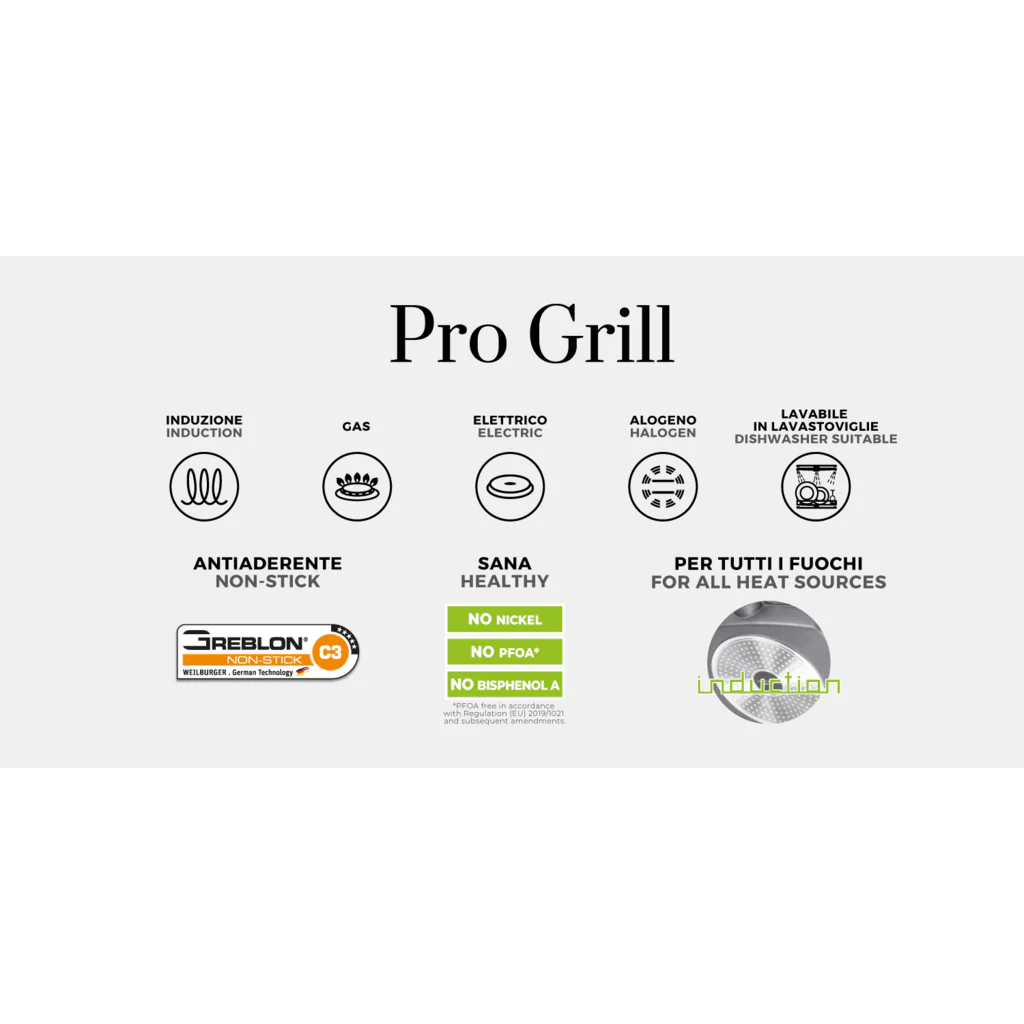 Moneta GRILL&PLANCHAS GRIGLIA RETTANGOLARE 45X27cm - Image 7
